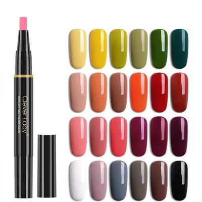 Custom Logo UV Gel Nail Polish Pen , One Step Nail Polish Pen