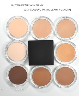 8 Colors Highly Pigmented Moisturizing Waterproof Pressed Powder