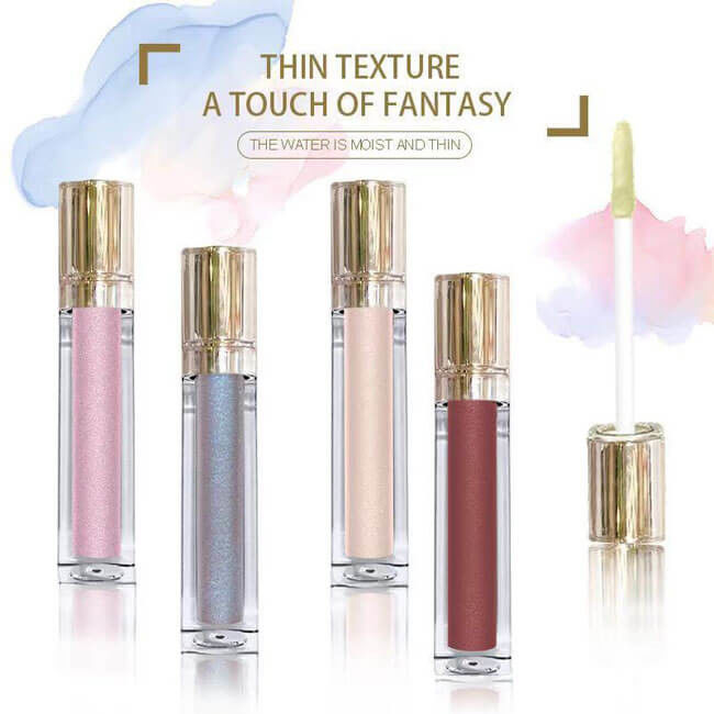 12 Colors Waterproof Matte Lip Gloss Set , 8ml Glitter Lip Gloss