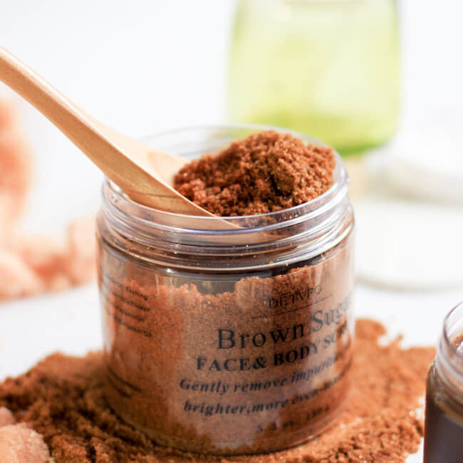 SGS Natural Private Label Exfoliating Sugar Body Scrub